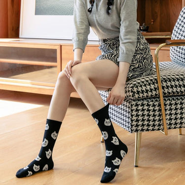Cute Cat Cotton Socks Socks KittyNook